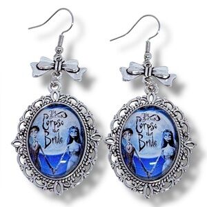 Corpse Bride Tim Burton’s Inspired Character Pendant 2 pairs Set of Earrings